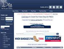 Tablet Screenshot of foreverdita.com